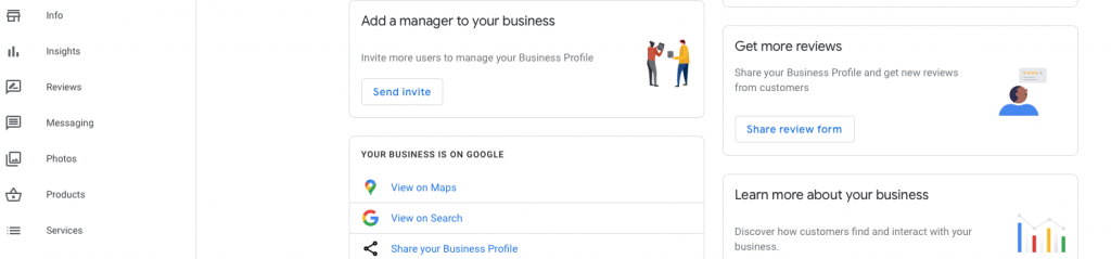 google my business short url